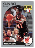 Glen Rice RC - Miami Heat (NBA Basketball Card) 1990-91 Hoops # 168 Mint