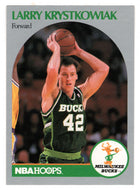 Larry Krystkowiak - Milwaukee Bucks (NBA Basketball Card) 1990-91 Hoops # 177 Mint