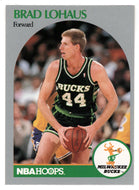 Brad Lohaus - Milwaukee Bucks (NBA Basketball Card) 1990-91 Hoops # 178 Mint