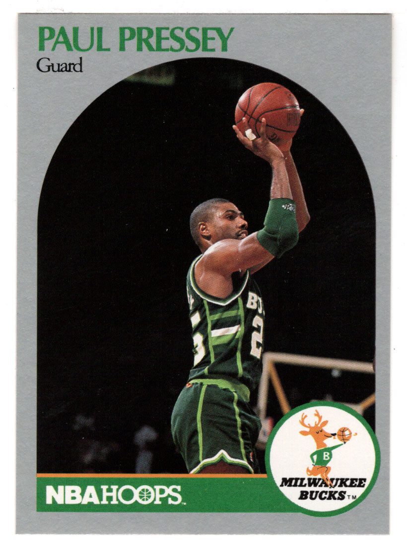 Paul Pressey - Milwaukee Bucks (NBA Basketball Card) 1990-91 Hoops # 180 Mint