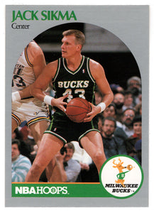 Jack Sikma - Milwaukee Bucks (NBA Basketball Card) 1990-91 Hoops # 183 Mint