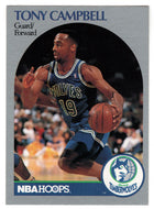 Tony Campbell - Minnesota Timberwolves (NBA Basketball Card) 1990-91 Hoops # 185 Mint