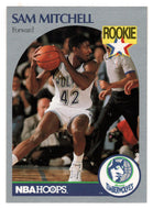 Sam Mitchell RC - Minnesota Timberwolves (NBA Basketball Card) 1990-91 Hoops # 188  Mint