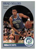 Brad Sellers - Minnesota Timberwolves (NBA Basketball Card) 1990-91 Hoops # 192  Mint