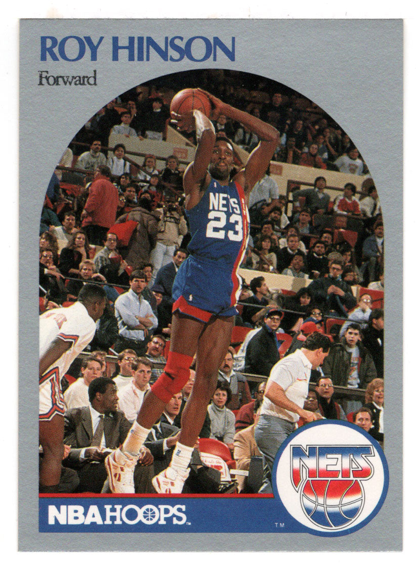Roy Hinson - New Jersey Nets (NBA Basketball Card) 1990-91 Hoops # 198 Mint