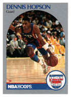 Dennis Hopson - New Jersey Nets (NBA Basketball Card) 1990-91 Hoops # 199 Mint