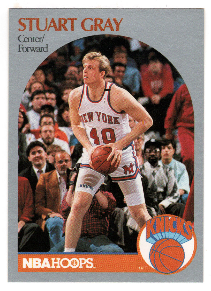 Stuart Gray - New York Knicks (NBA Basketball Card) 1990-91 Hoops # 204 Mint