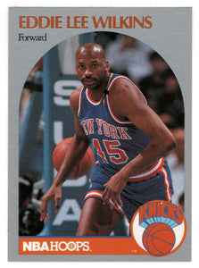 Eddie Lee Wilkins - New York Knicks (NBA Basketball Card) 1990-91 Hoops # 211 Mint