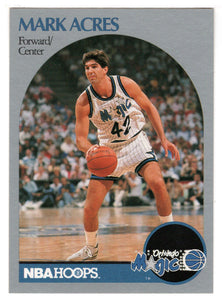 Mark Acres - Orlando Magic (NBA Basketball Card) 1990-91 Hoops # 213 Mint