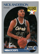 Nick Anderson RC - Orlando Magic (NBA Basketball Card) 1990-91 Hoops # 214 Mint