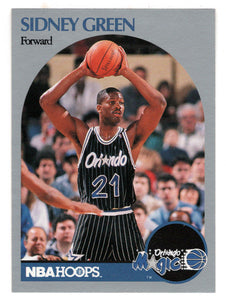 Sidney Green - Orlando Magic (NBA Basketball Card) 1990-91 Hoops # 218 Mint