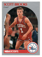 Scott Brooks - Philadelphia 76ers (NBA Basketball Card) 1990-91 Hoops # 226 Mint