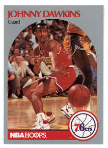 Johnny Dawkins - Philadelphia 76ers (NBA Basketball Card) 1990-91 Hoops # 227 Mint