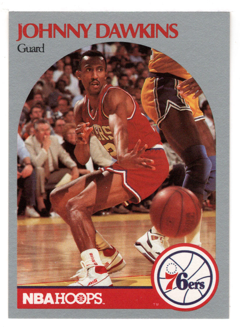 Johnny Dawkins - Philadelphia 76ers (NBA Basketball Card) 1990-91 Hoops # 227 Mint