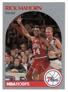 Rick Mahorn - Philadelphia 76ers (NBA Basketball Card) 1990-91 Hoops # 230 Mint