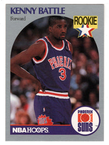 Kenny Battle RC - Phoenix Suns (NBA Basketball Card) 1990-91 Hoops # 233 Mint