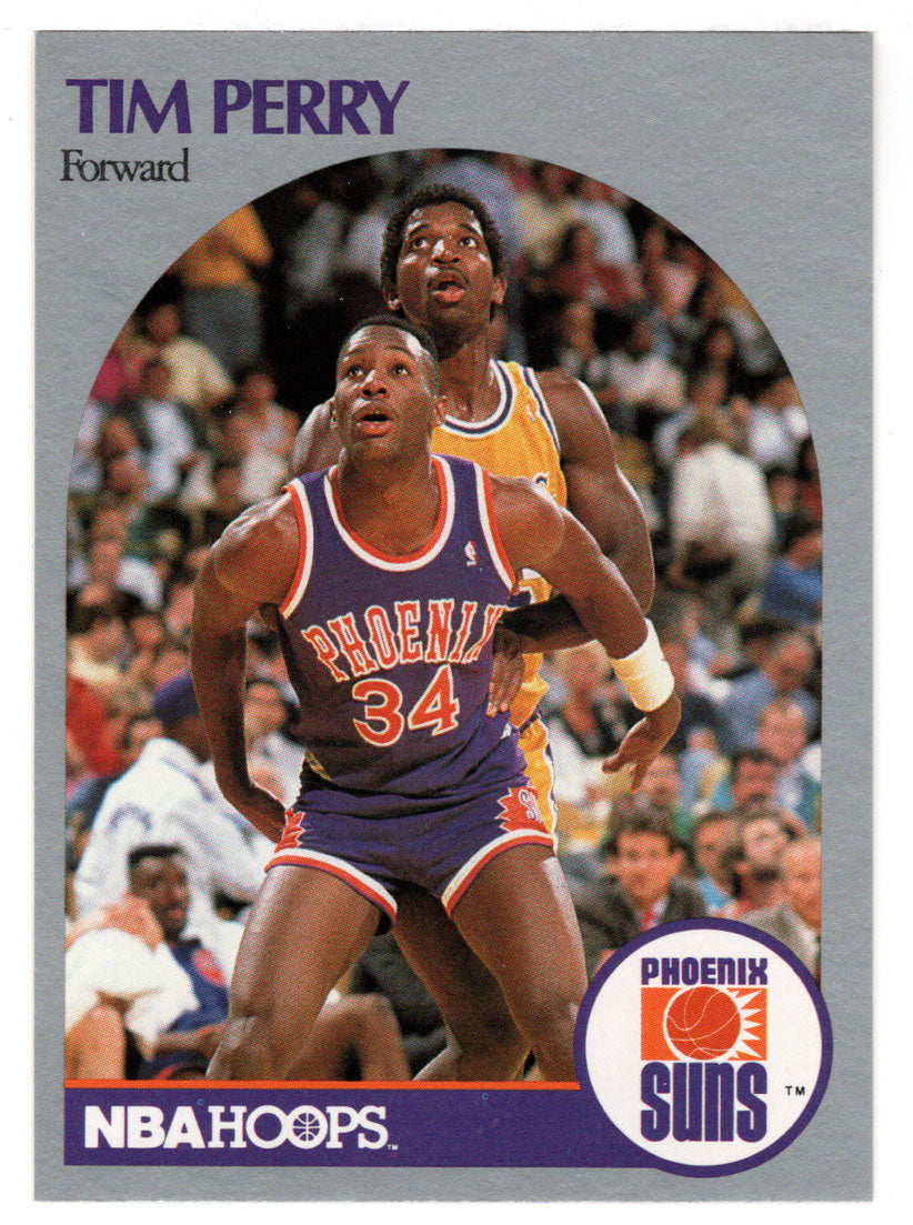 Tim Perry - Phoenix Suns (NBA Basketball Card) 1990-91 Hoops # 240 Mint