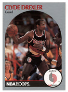 Clyde Drexler - Portland Trail Blazers (NBA Basketball Card) 1990-91 Hoops # 245 Mint