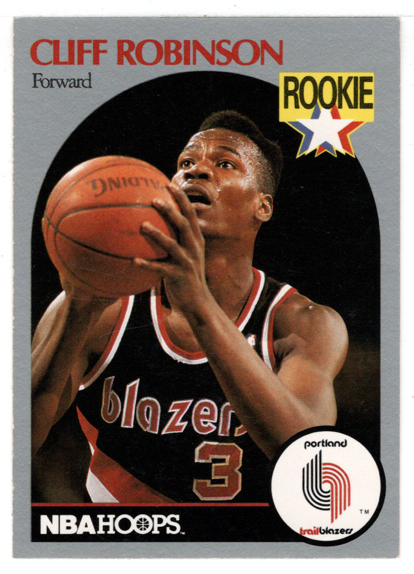 Clifford Robinson RC Portland Trail Blazers (NBA Basketball Card) 1990-91 Hoops 250 Mint