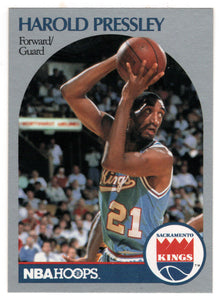 Harold Pressley - Sacramento Kings (NBA Basketball Card) 1990-91 Hoops # 260 Mint