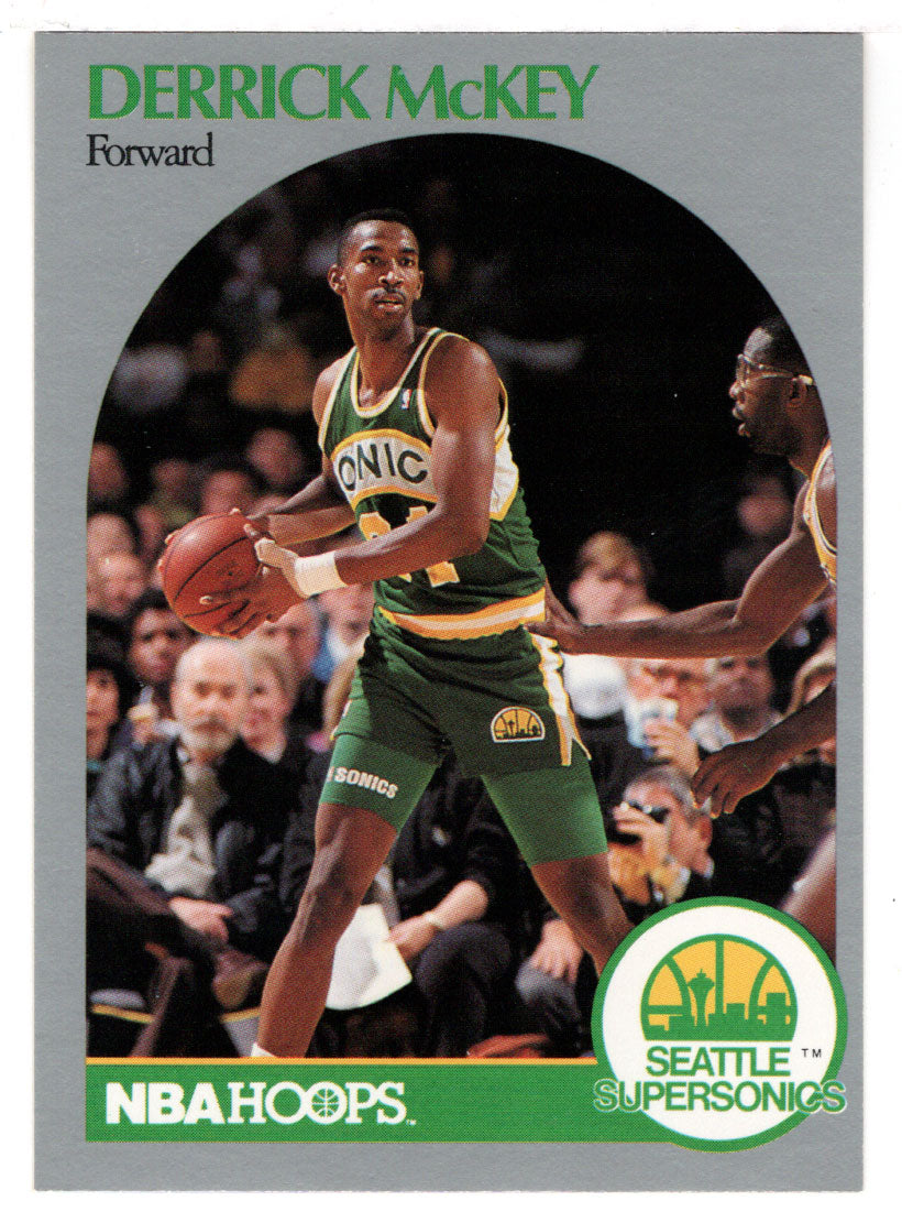 Derrick McKey - Seattle Supersonics (NBA Basketball Card) 1990-91 Hoops # 281 Mint