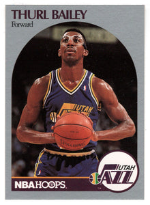 Thurl Bailey - Utah Jazz (NBA Basketball Card) 1990-91 Hoops # 285 Mint