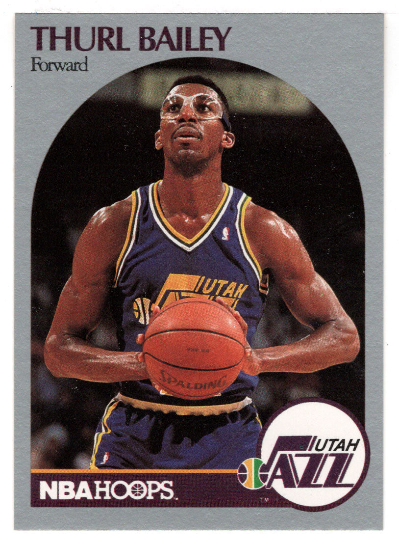 Thurl Bailey - Utah Jazz (NBA Basketball Card) 1990-91 Hoops # 285 Mint