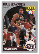 Blue Edwards RC - Utah Jazz (NBA Basketball Card) 1990-91 Hoops # 288 Mint