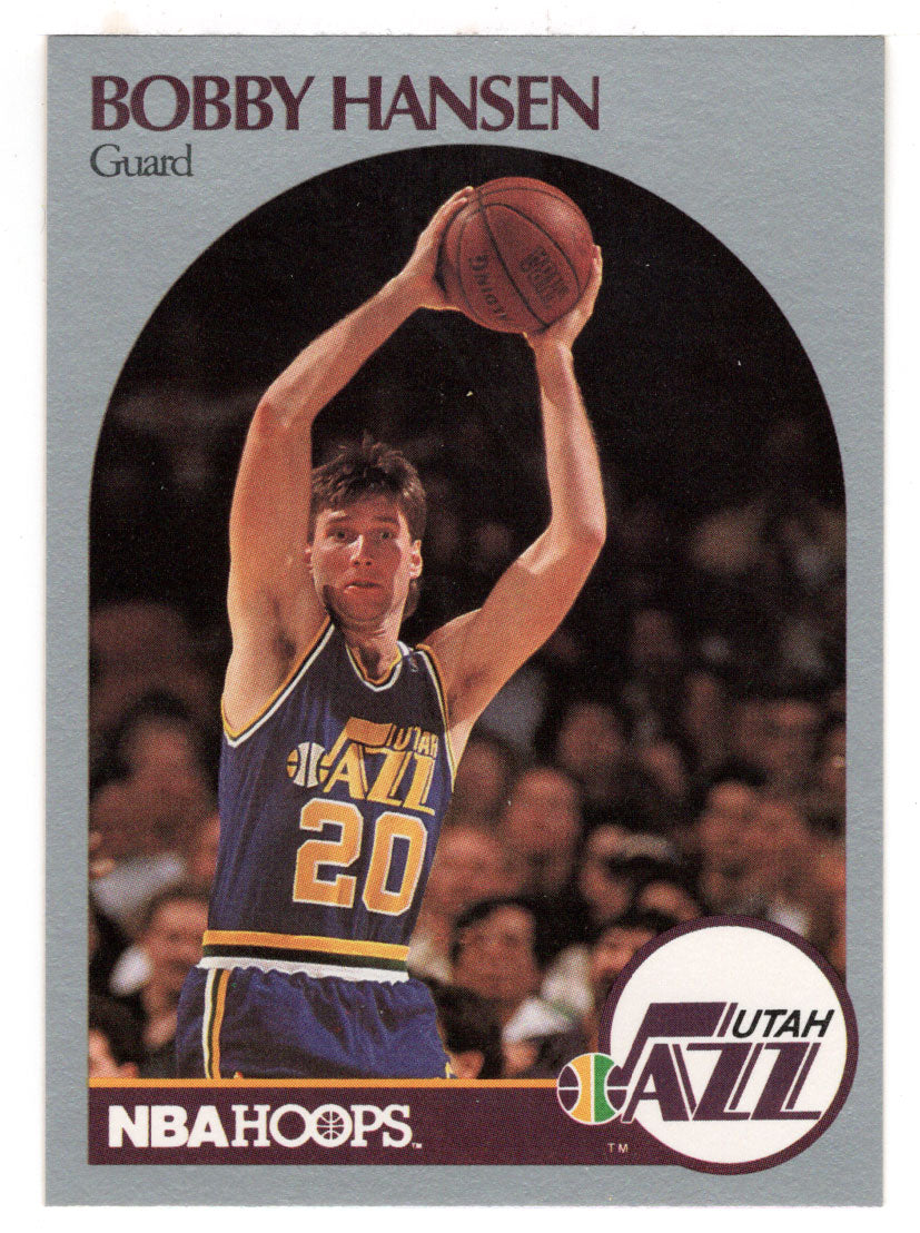 Bobby Hansen - Utah Jazz (NBA Basketball Card) 1990-91 Hoops # 290 Mint