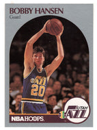Bobby Hansen - Utah Jazz (NBA Basketball Card) 1990-91 Hoops # 290 Mint