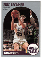 Eric Leckner - Utah Jazz (NBA Basketball Card) 1990-91 Hoops # 291 Mint