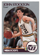 John Stockton - Utah Jazz (NBA Basketball Card) 1990-91 Hoops # 294 Mint