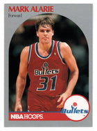 Mark Alarie - Washington Bullets (NBA Basketball Card) 1990-91 Hoops # 295 Mint