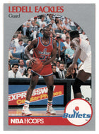 Ledell Eackles - Washington Bullets (NBA Basketball Card) 1990-91 Hoops # 296 Mint