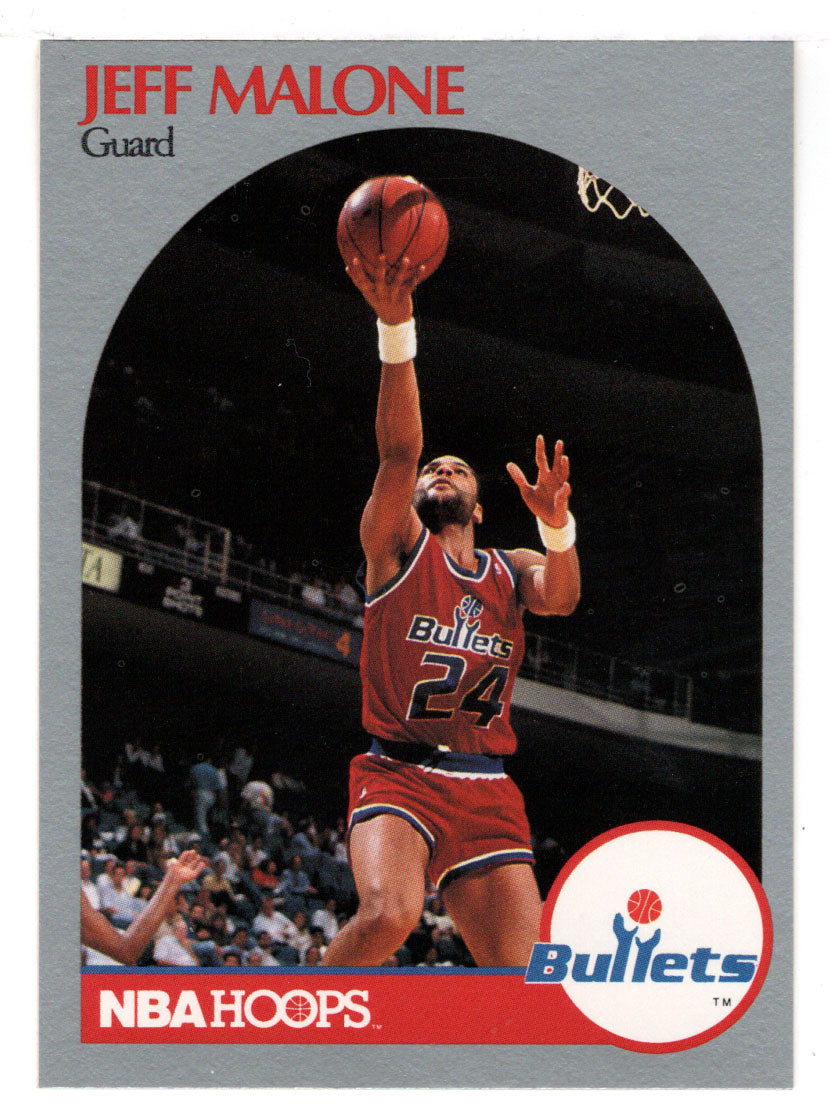 Jeff Malone - Washington Bullets (NBA Basketball Card) 1990-91 Hoops # 301 Mint