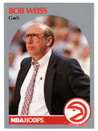 Bob Weiss - Atlanta Hawks - Coach (NBA Basketball Card) 1990-91 Hoops # 305 Mint