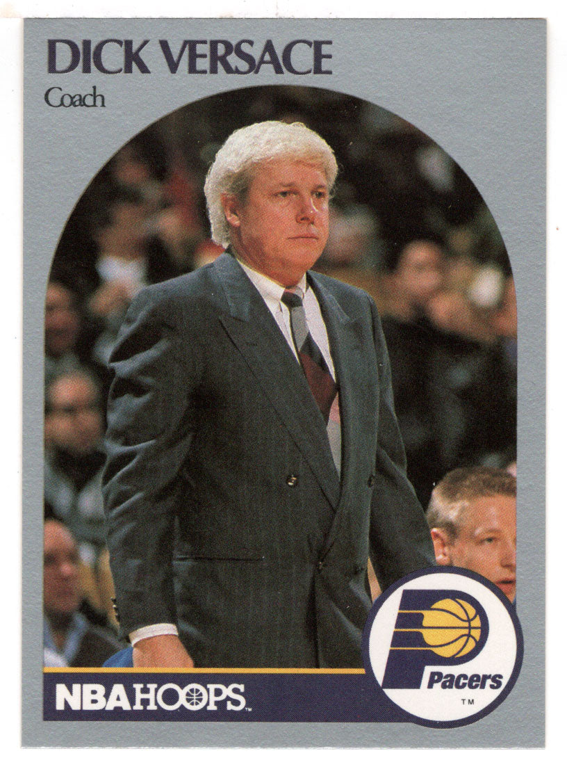 Dick Versace - Indiana Pacers - Coach (NBA Basketball Card) 1990-91 Hoops # 315 Mint