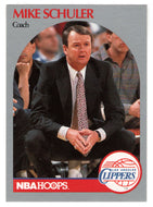 Mike Schuler - Los Angeles Clippers - Coach (NBA Basketball Card) 1990-91 Hoops # 316 Mint