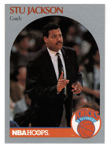 Stu Jackson - New York Knicks - Coach (NBA Basketball Card) 1990-91 Hoops # 322 Mint