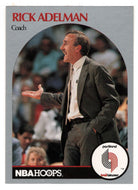 Rick Adelman - Trail Blazers - Coach (NBA Basketball Card) 1990-91 Hoops # 326 Mint