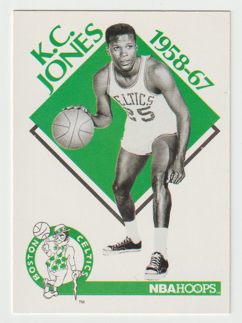 K.C. Jones - Coach - Seattle Supersonics - Retro (NBA Basketball Card) 1990-91 Hoops # 343 Mint