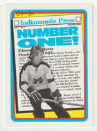 Wayne Gretzky - Indianapolis Racers (NHL Hockey Card) 1990-91 O-Pee-Chee # 1 Mint