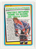 Wayne Gretzky - Edmonton Oilers (NHL Hockey Card) 1990-91 O-Pee-Chee # 2 Mint