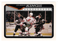Los Angeles Kings Team Card (NHL Hockey Card) 1990-91 O-Pee-Chee # 17 Mint