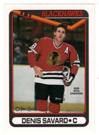 Denis Savard - Montreal Canadiens (NHL Hockey Card) 1990-91 O-Pee-Chee # 28 Mint