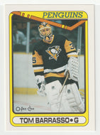 Tom Barrasso - Pittsburgh Penguins (NHL Hockey Card) 1990-91 O-Pee-Chee # 65 Mint