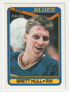 Brett Hull - St. Louis Blues (NHL Hockey Card) 1990-91 O-Pee-Chee # 77 Mint