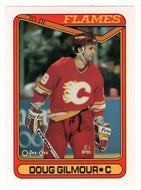 Doug Gilmour - Calgary Flames (NHL Hockey Card) 1990-91 O-Pee-Chee # 136 Mint
