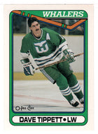 Dave Tippett - Hartford Whalers (NHL Hockey Card) 1990-91 O-Pee-Chee # 183 Mint