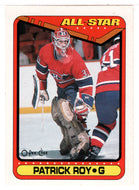 Patrick Roy - Montreal Canadiens - All-Star Team (NHL Hockey Card) 1990-91 O-Pee-Chee # 198 Mint